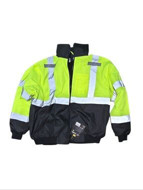 OccuNomix LUX-ETJBJR Hi-Vis 3-in-1 Bomber Jacket Class 3 Waterproof Safety NWT